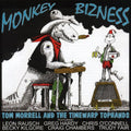 the album cover for Tom Morrell & Time Warp Tophands - Monkey Bizness