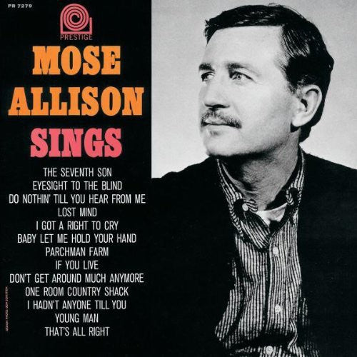 the album cover for Mose Allison - Mose Allison Sings: Rudy Van Gelder Remasters