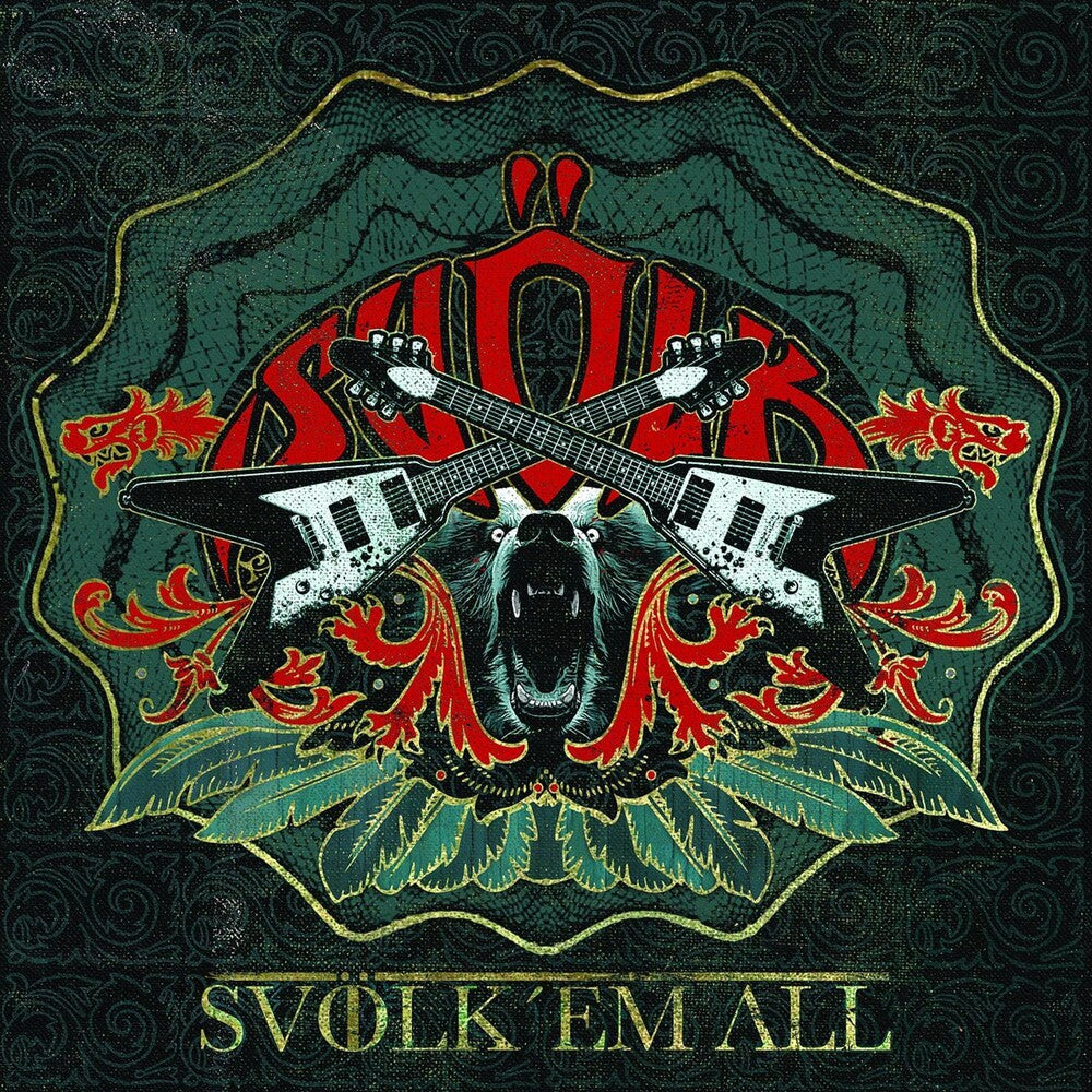 the album cover for Svolk - Svolk Em All