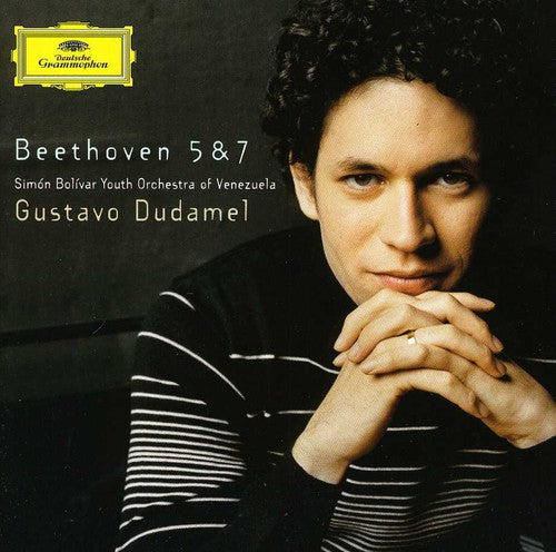 the album cover for Gustavo Dudamel - Symphonies 5 & 7