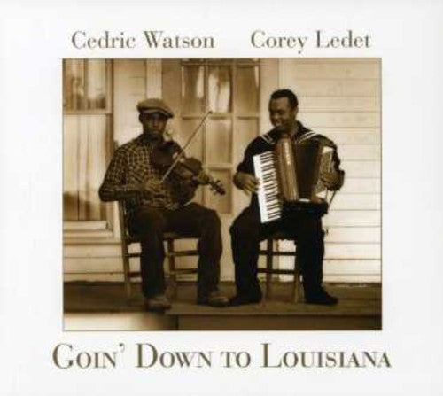 the album cover for Corey Ledet - Goin' Down to Louisiana