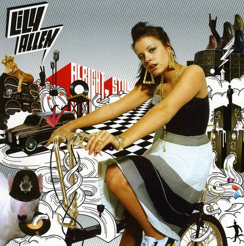 the album cover for Lily Allen - Alright Still