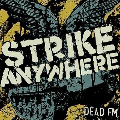 the album cover for Strike Anywhere - Dead FM