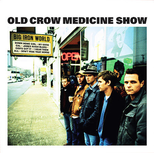 the album cover for Old Crow Medicine Show - Big Iron World