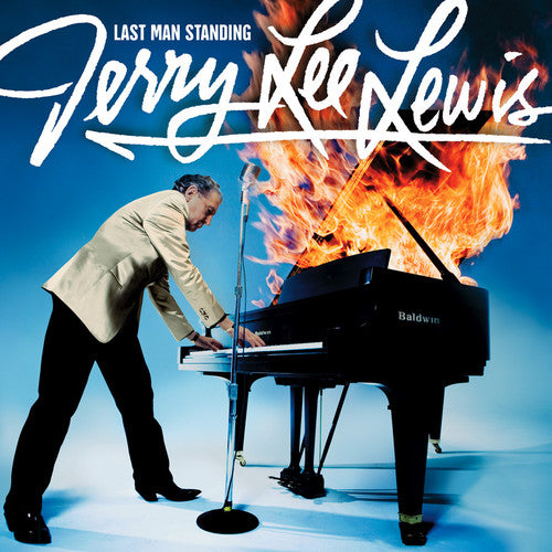 the album cover for Jerry Lee Lewis - Last Man Standing