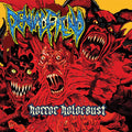 the album cover for Denial Fiend - Horror Holocaust