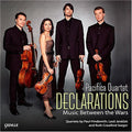 the album cover for Pacifica Quartet - Declarations: Music Between the Wars