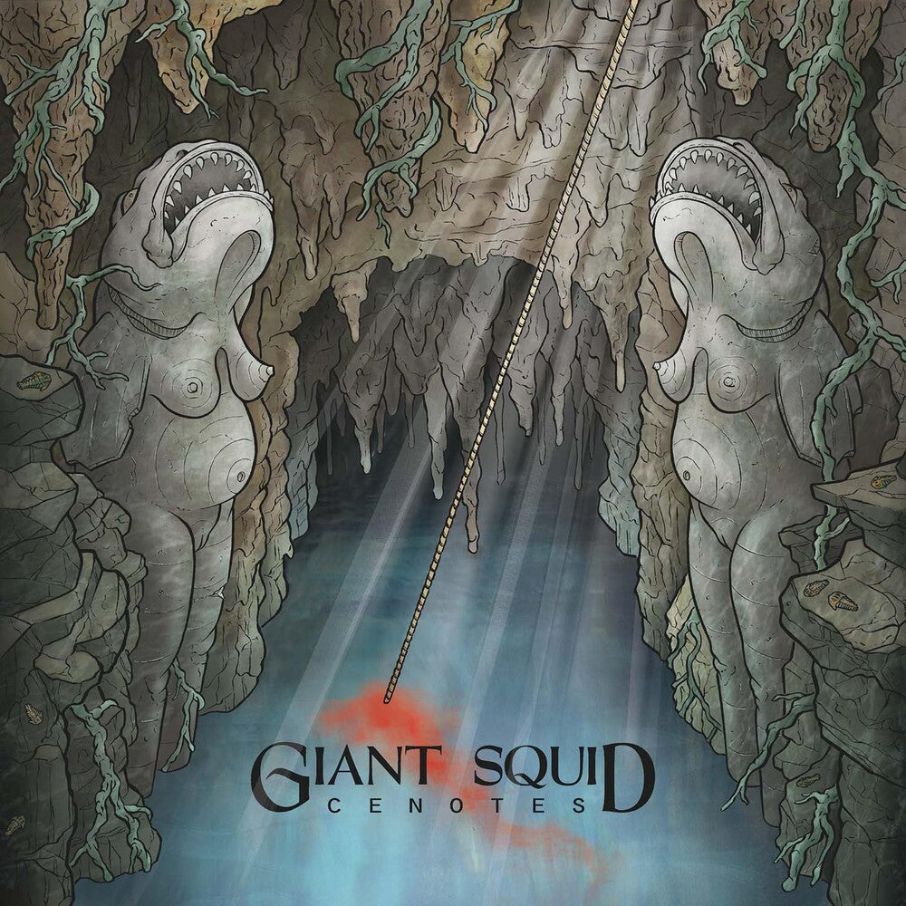 the album cover for Giant Squid - Cenotes