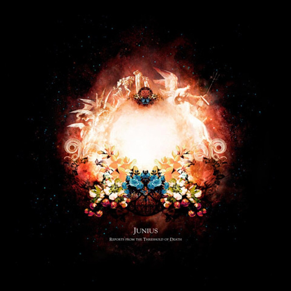 the album cover for Junius - Reports from the Threshold of Death