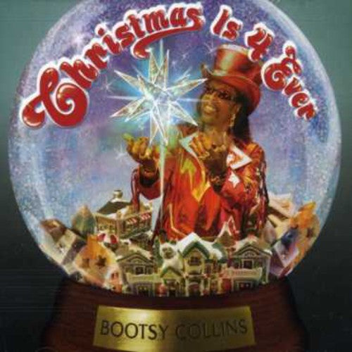 the album cover for Bootsy Collins - Christmas Is 4 Ever
