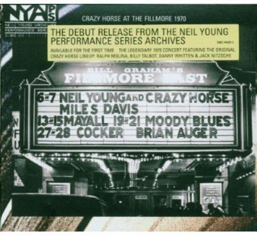 the album cover for Neil Young - Live at the Fillmore East
