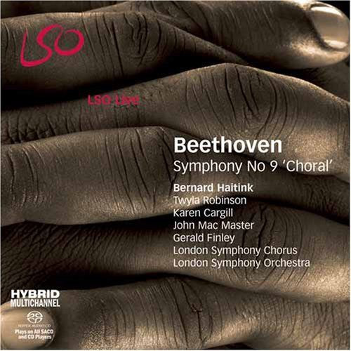 the album cover for Beethoven / Robinson / Cargill / Master / Finley - Symphony 9