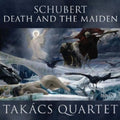the album cover for F. SCHUBERT - String Quartets Nos 13 & 14 - Death & the Maiden