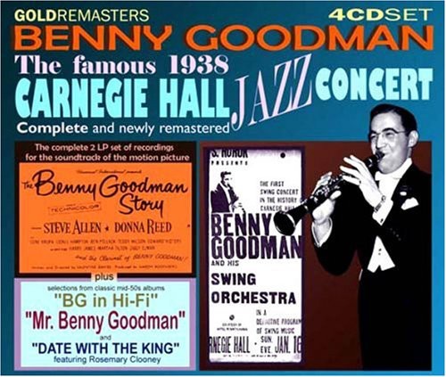 the album cover for Benny Goodman - Famous 1938 Carnegie Hall Jazz Concert