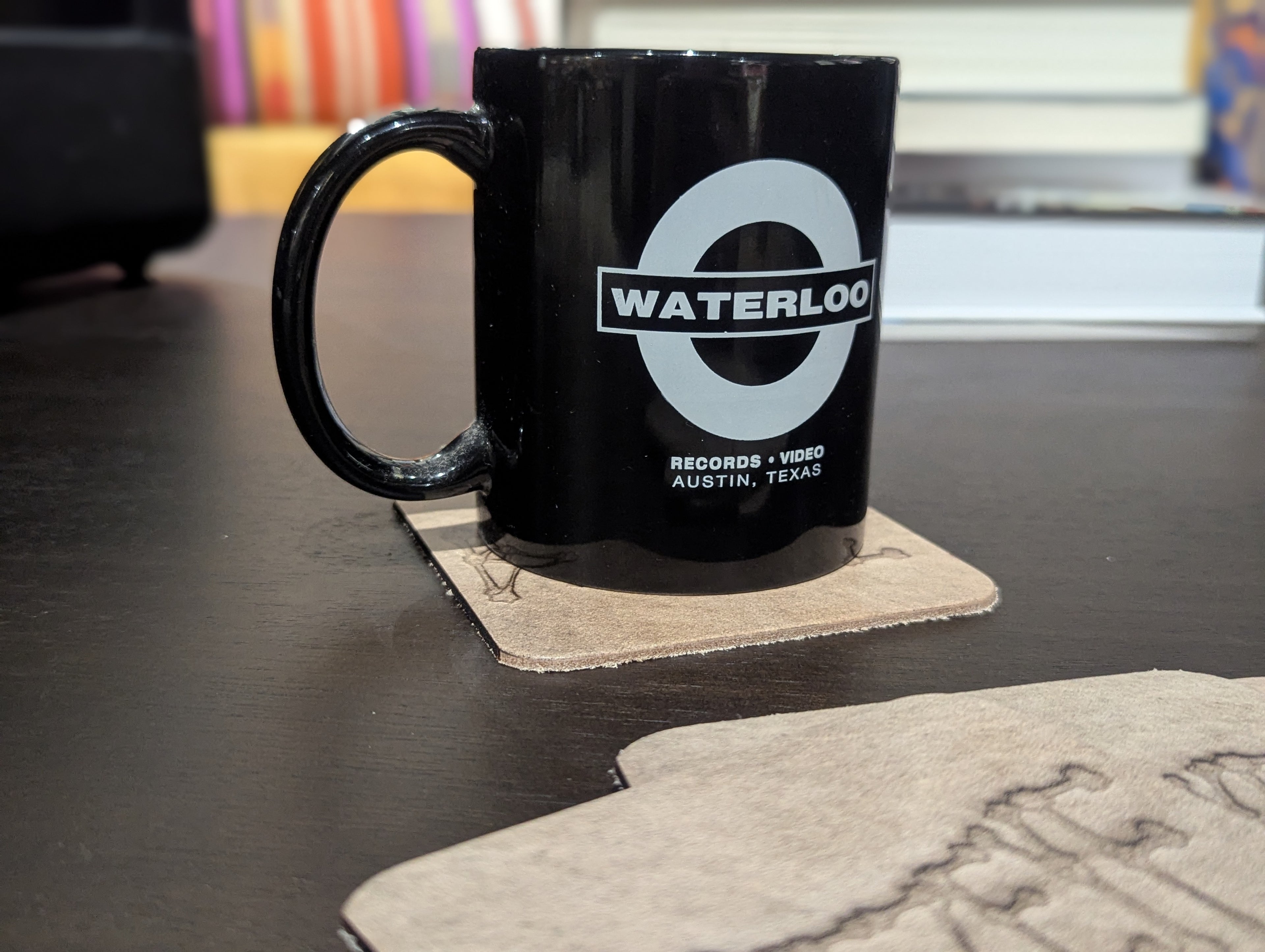 Waterloo Records & V - Coaster-Leather/Asstd [LICENSED MERCHANDISE]