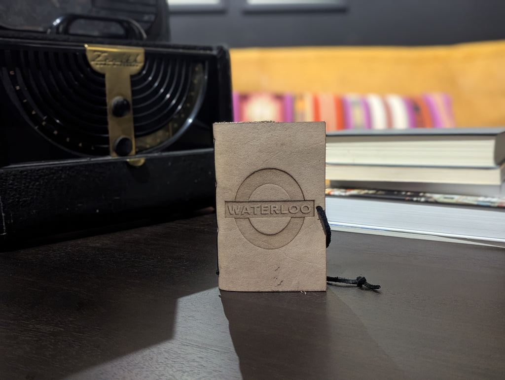 Waterloo Records - Journal-Leather\Natural Logo [LICENSED MERCHANDISE]