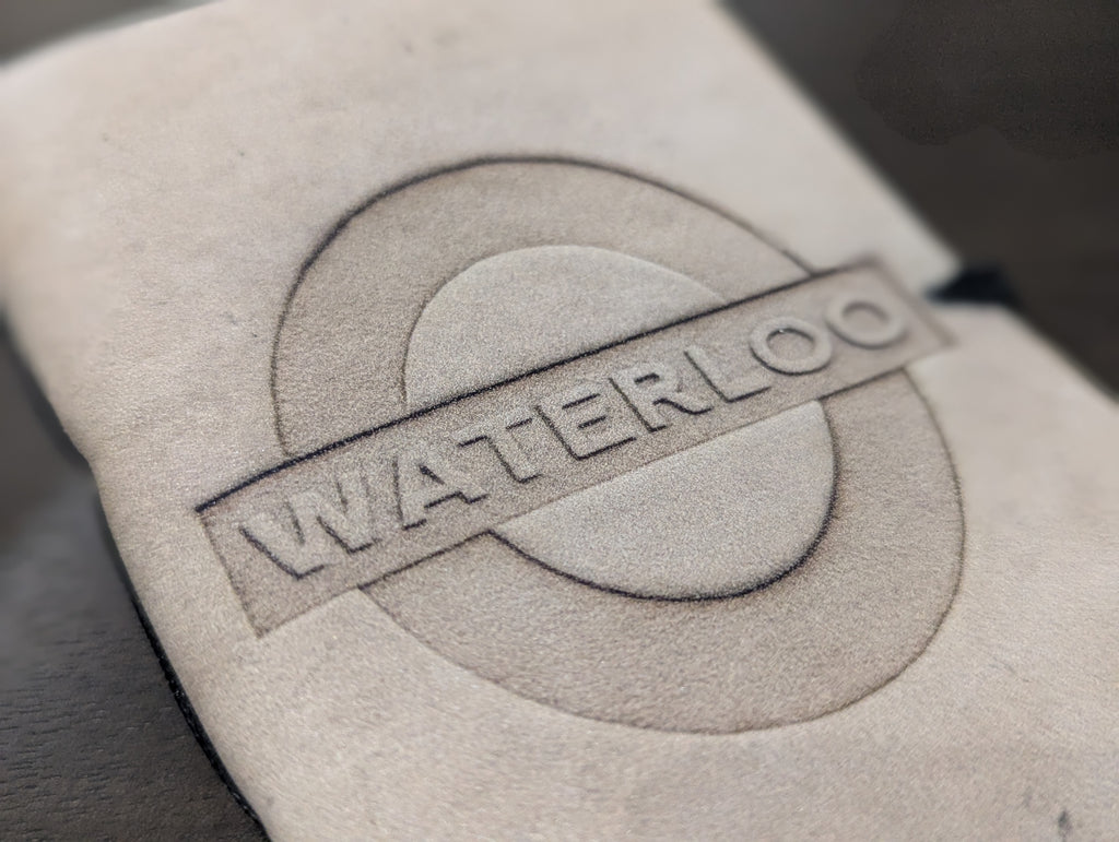 Waterloo Records - Journal-Leather\Natural Logo [LICENSED MERCHANDISE]