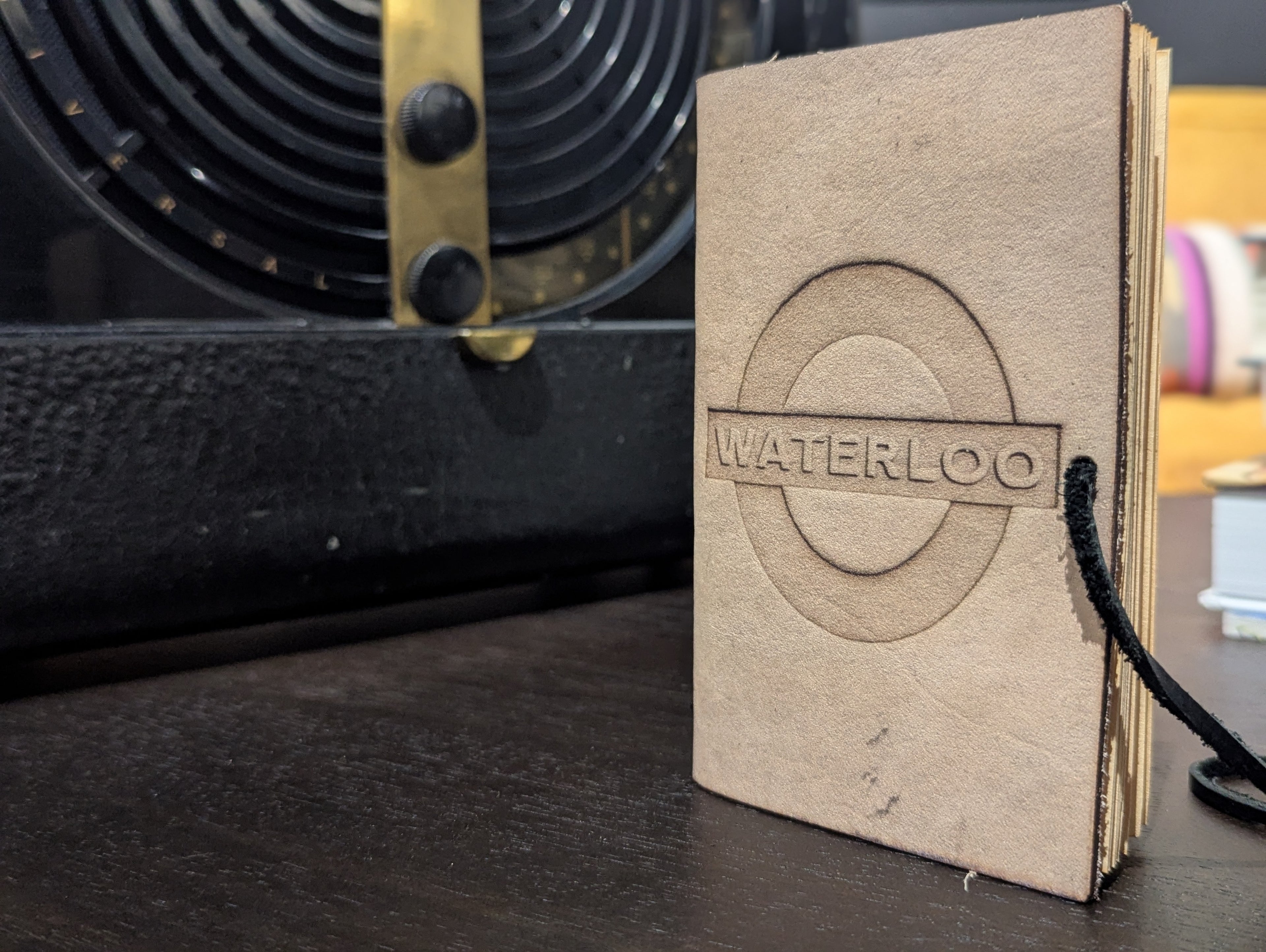 Waterloo Records - Journal-Leather\Natural Logo [LICENSED MERCHANDISE]