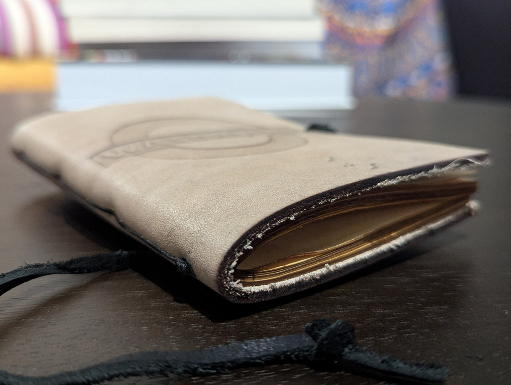 Waterloo Records - Journal-Leather\Natural Logo [LICENSED MERCHANDISE]