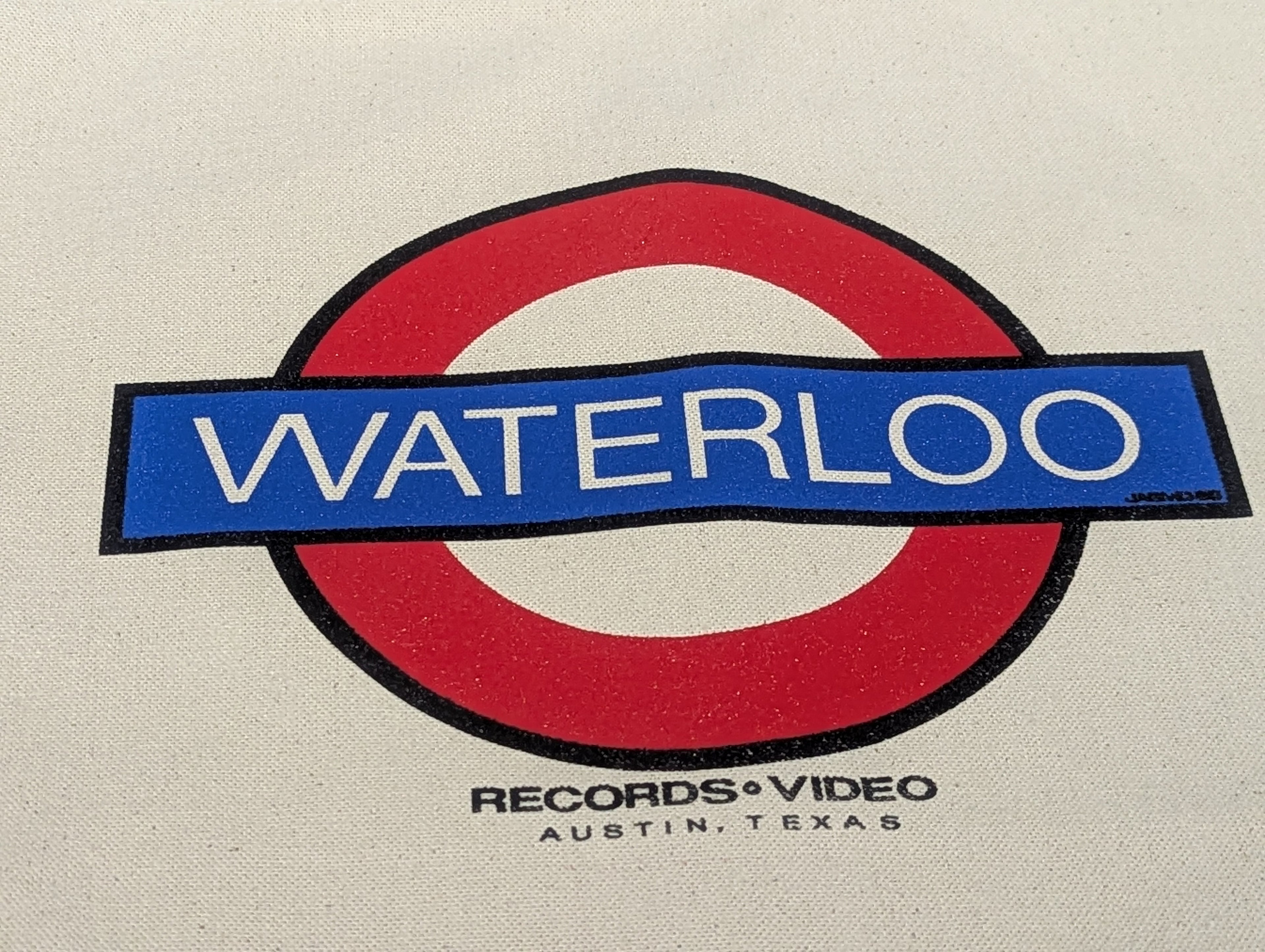 Waterloo - Tote Natural/Blue Handles [MISCELLANEOUS]