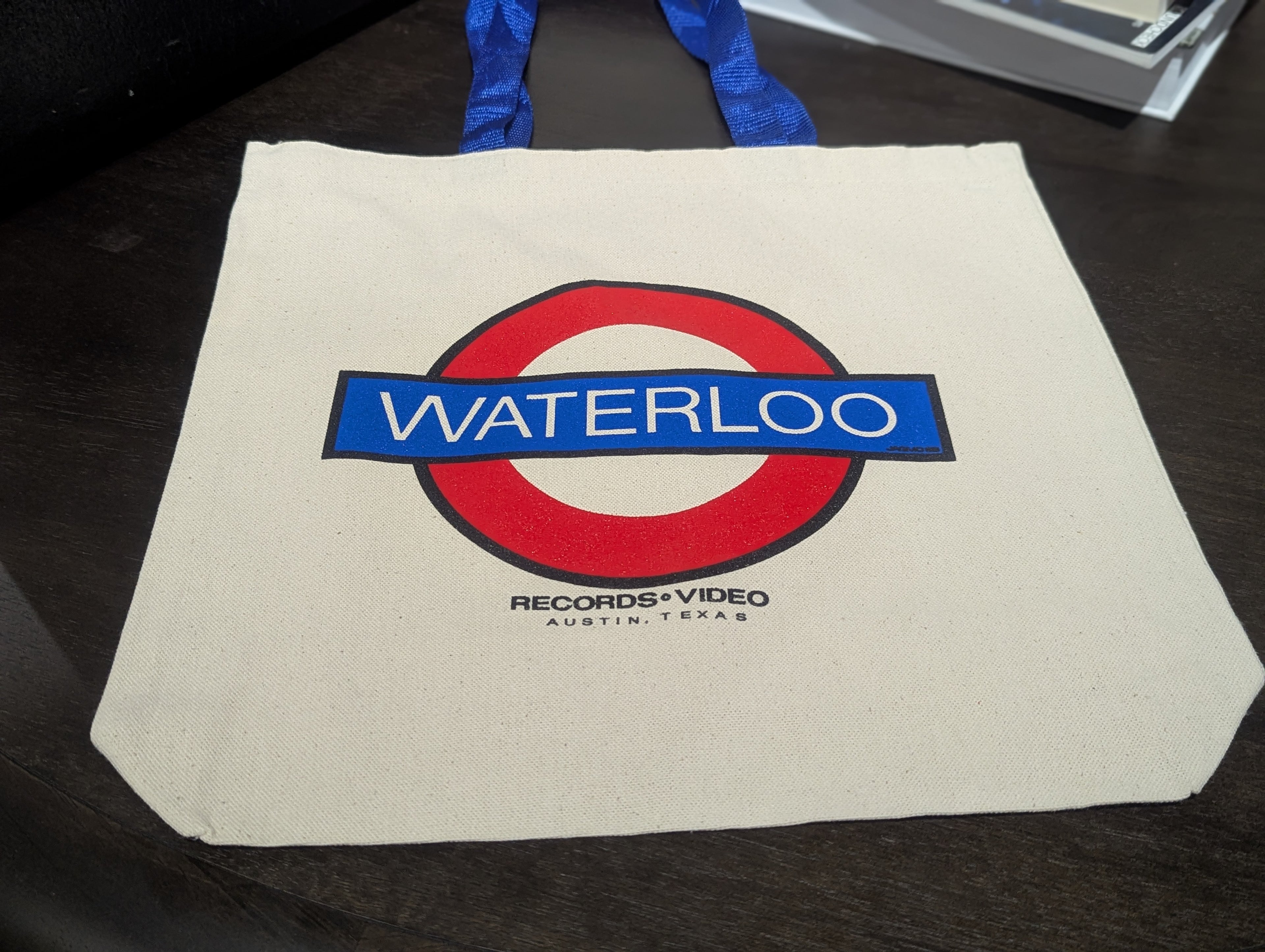 Waterloo - Tote Natural/Blue Handles [MISCELLANEOUS]